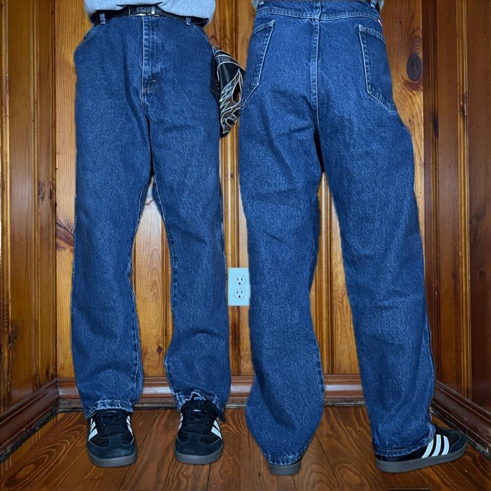 Wrangler 42x30 Vintage Jeans Blue Regular Fit